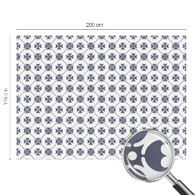 Motiv vegetal Folie geam intimitate model vitraliu