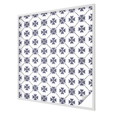 Motiv vegetal Folie geam intimitate model vitraliu