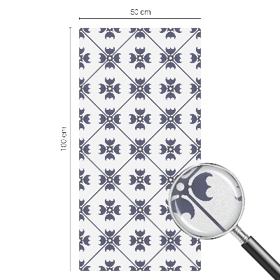 Motiv vegetal Folie geam intimitate model vitraliu