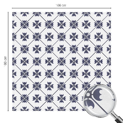 Motiv vegetal Folie geam intimitate model vitraliu