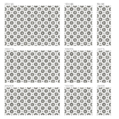 Rozete clasice Folie geam intimitate model vitraliu