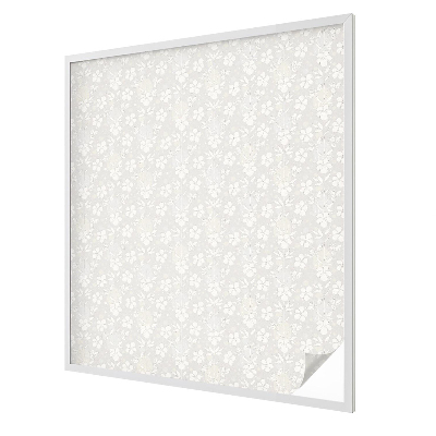 Flori subtile Folie opacă geam cu model vitraliu