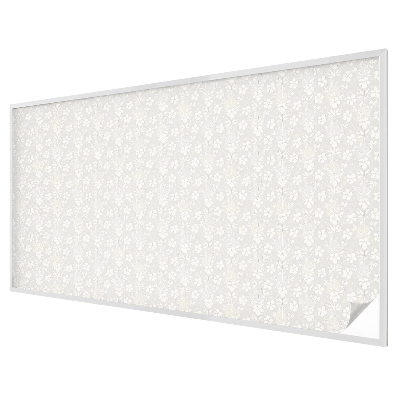 Flori subtile Folie opacă geam cu model vitraliu