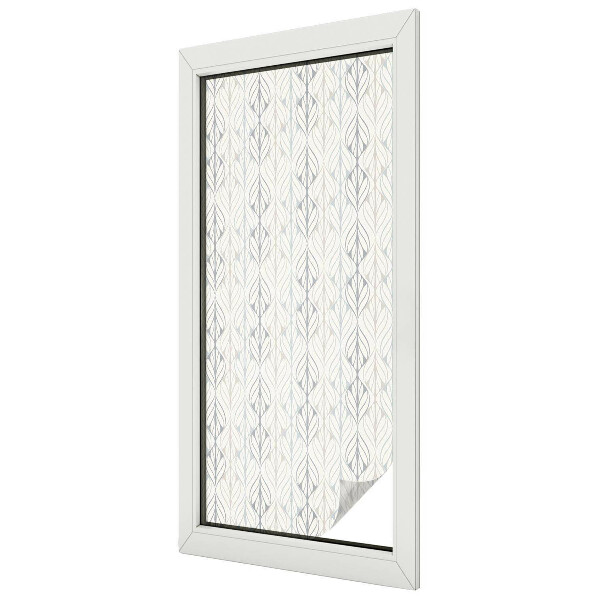 Model cu frunze Folie geam să nu se vadă din exterior