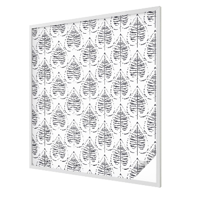 Eleganță frunzișoasă Folie opacă geam cu model vitraliu