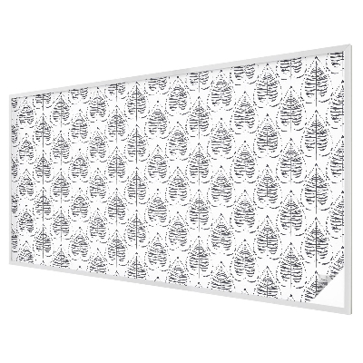 Eleganță frunzișoasă Folie opacă geam cu model vitraliu