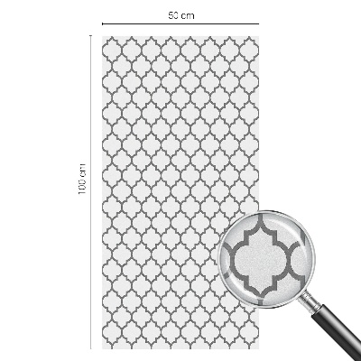Model geometric Folie decorativă geam vitraliu