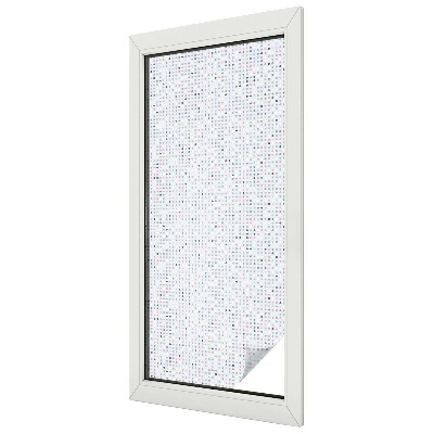 Puncte pastelate Folie geam intimitate model vitraliu