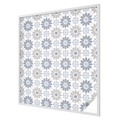 Mozaic floral Folie geam să nu se vadă din exterior