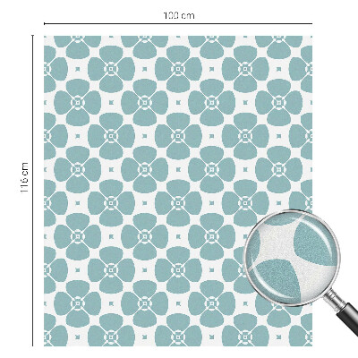 Simetria florală Folie decorativă geam vitraliu