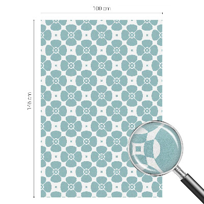 Simetria florală Folie decorativă geam vitraliu