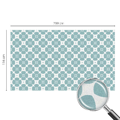 Simetria florală Folie decorativă geam vitraliu