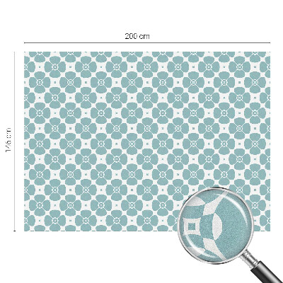 Simetria florală Folie decorativă geam vitraliu