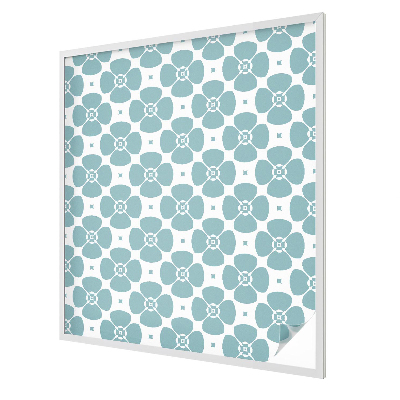 Simetria florală Folie decorativă geam vitraliu