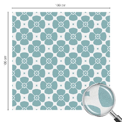 Simetria florală Folie decorativă geam vitraliu