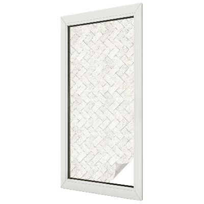 Motivul în spic de hering Folie geam să nu se vadă din exterior