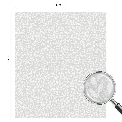 Model cu frunze Folie geam să nu se vadă din exterior