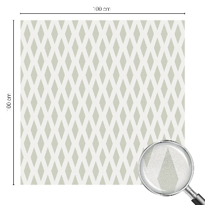 Model de diamant Folie opacă geam cu model vitraliu