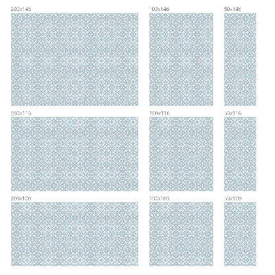 Ornamente albastre Folie geam să nu se vadă din exterior