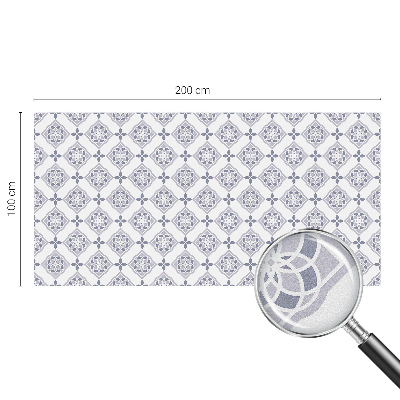 Romburi florale Folie decorativă geam vitraliu