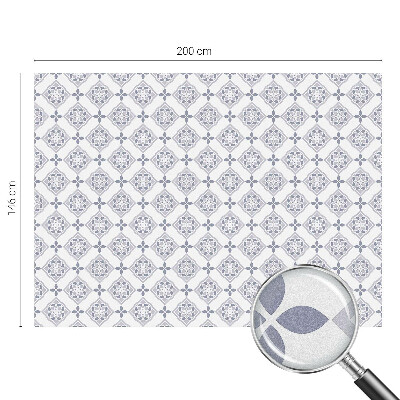 Romburi florale Folie decorativă geam vitraliu