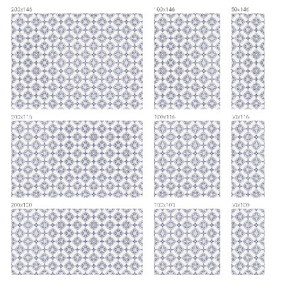 Romburi florale Folie decorativă geam vitraliu