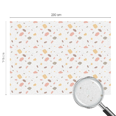 Terrazzo abstract Folie decorativă geam vitraliu