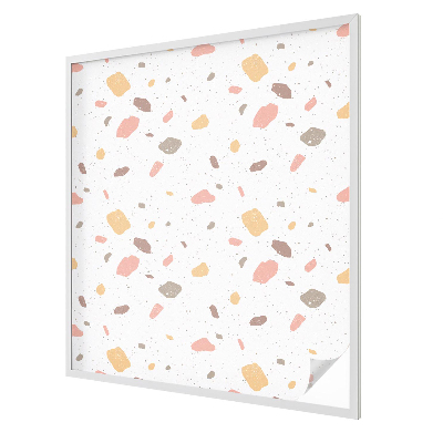 Terrazzo abstract Folie decorativă geam vitraliu