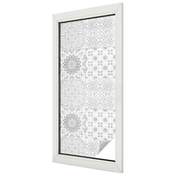 Eleganță clasică Folie opacă geam cu model vitraliu