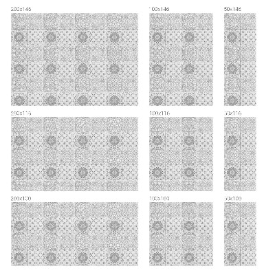 Eleganță clasică Folie opacă geam cu model vitraliu