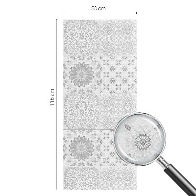 Eleganță clasică Folie opacă geam cu model vitraliu