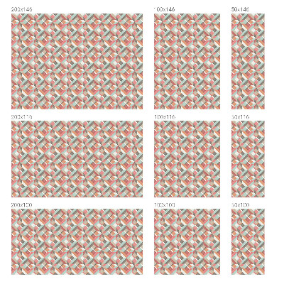 Romburi geometrice Folie decorativă geam vitraliu