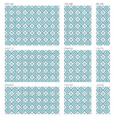 Simetria clasică Folie geam intimitate model vitraliu