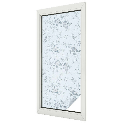 Flori subtile Folie decorativă geam vitraliu