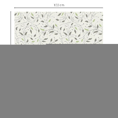 Frunze de lăstari Folie opacă geam cu model vitraliu