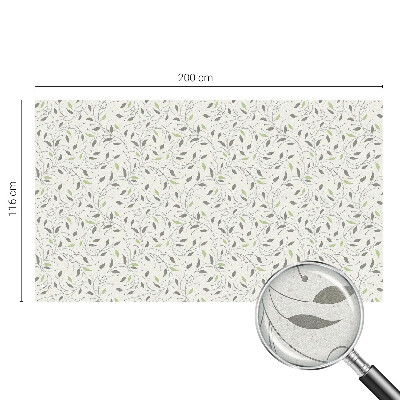 Frunze de lăstari Folie opacă geam cu model vitraliu