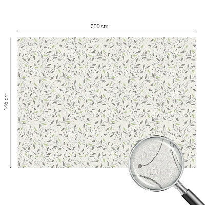 Frunze de lăstari Folie opacă geam cu model vitraliu