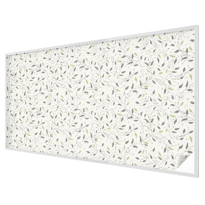 Frunze de lăstari Folie opacă geam cu model vitraliu