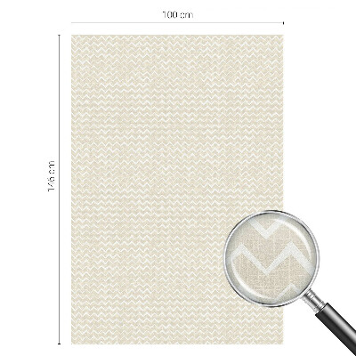 Zig-zag bej Folie geam să nu se vadă din exterior