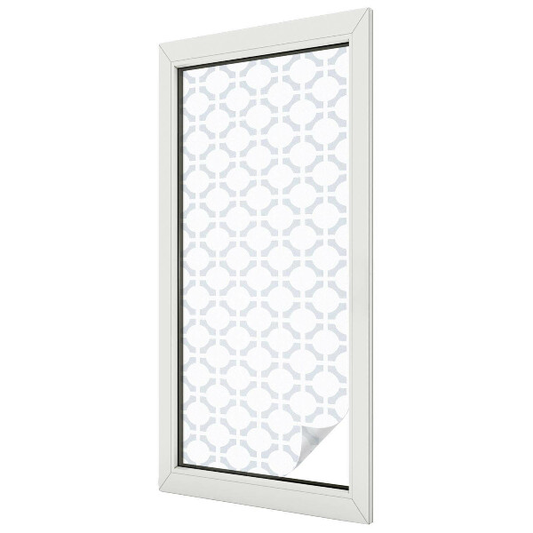 Eleganță geometrică Folie decorativă geam vitraliu