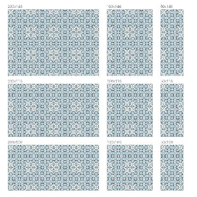 Modele geometrice Folie geam să nu se vadă din exterior