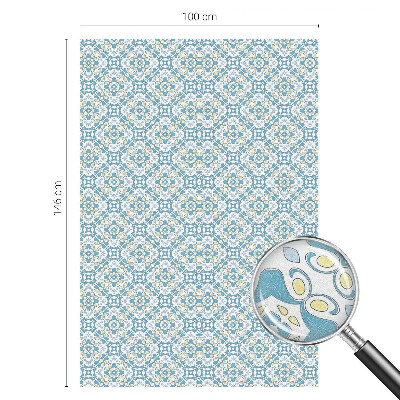 Rozete geometrice Folie geam intimitate model vitraliu