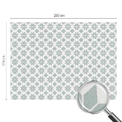 Stele geometrice Folie opacă geam cu model vitraliu