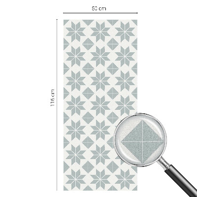 Stele geometrice Folie opacă geam cu model vitraliu