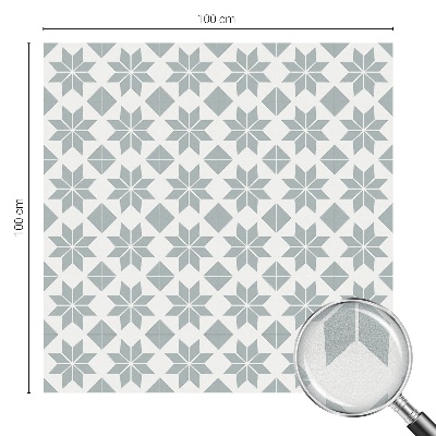 Stele geometrice Folie opacă geam cu model vitraliu