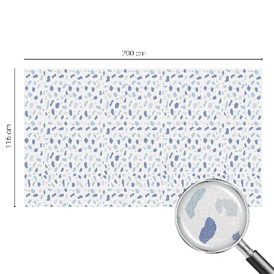 Modele albastre Folie decorativă geam vitraliu
