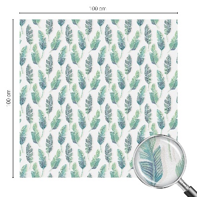 Frunze tropicale Folie geam să nu se vadă din exterior