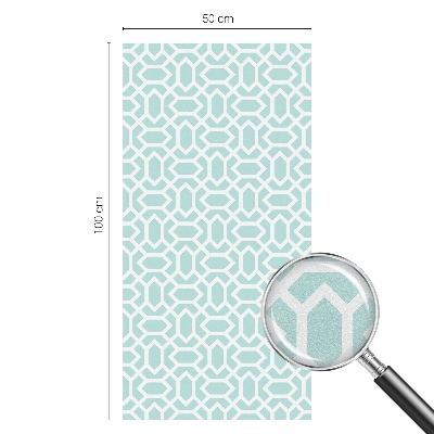 Modele geometrice Folie opacă geam cu model vitraliu