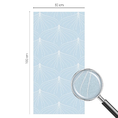 Fanii armonioși Folie geam intimitate model vitraliu