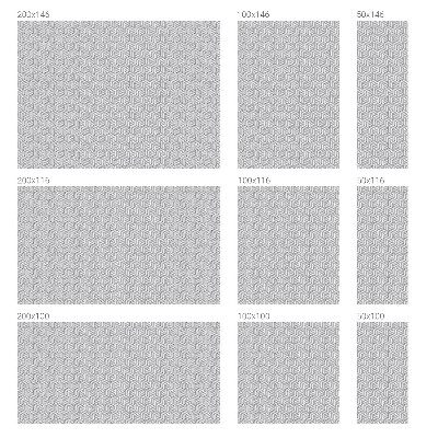 Solide hexagonale Folie autocolantă geam